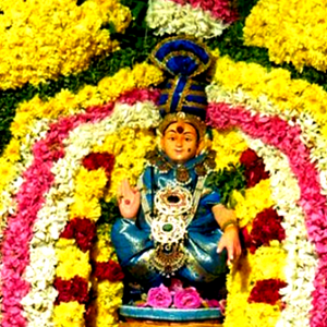 Niramala with Alankaram (Swamy Ayyappa)