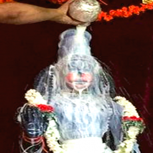 Pal Abhishekam with Archana (Anjaneyar)